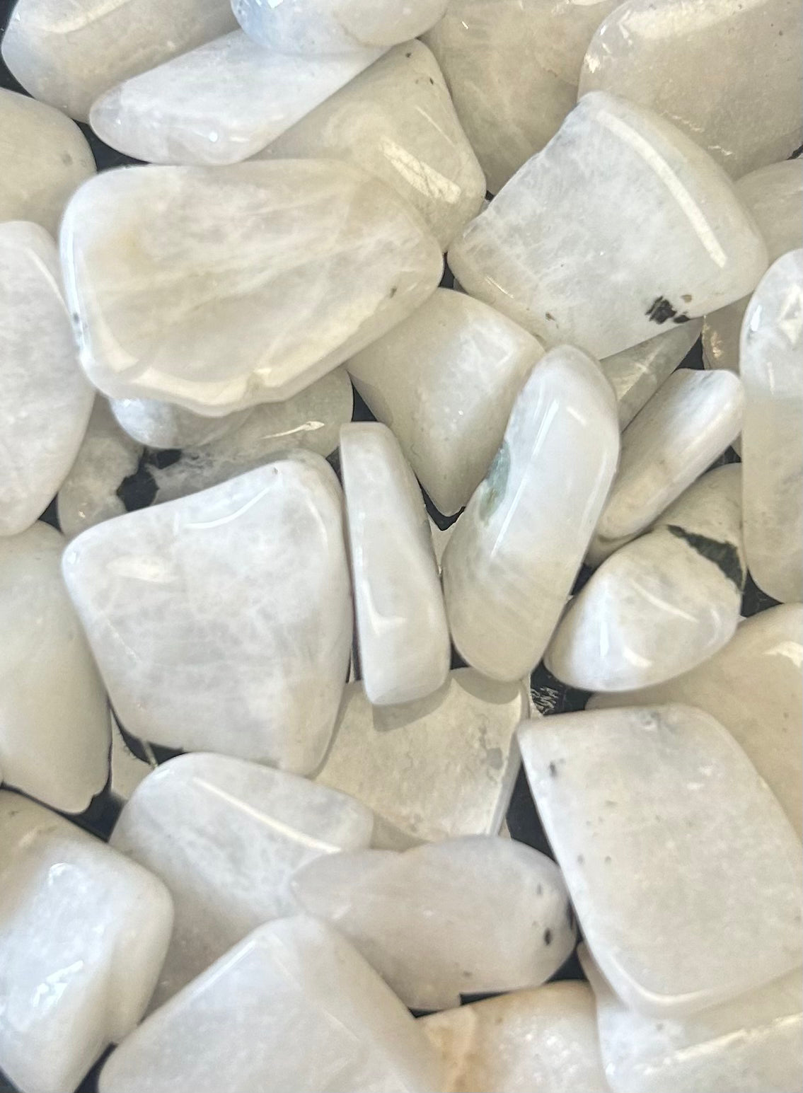 Moonstone tumble stones MMM